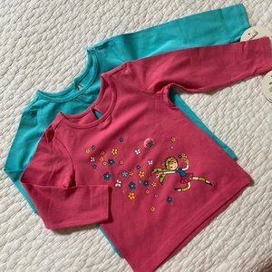 GIRLS SPROCKETS FLOWERS SHIRT SET 18M